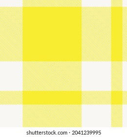 Yellow Asymmetric Plaid textured seamless pattern suitable for fashion textiles and graphics