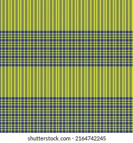 Yellow Asymmetric Plaid textured seamless pattern suitable for fashion textiles and graphics