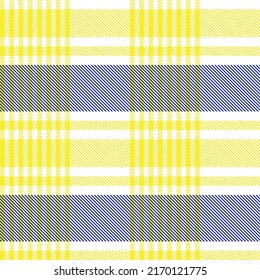 Yellow Asymmetric Plaid textured seamless pattern suitable for fashion textiles and graphics
