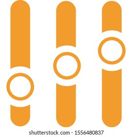 yellow audio equilizer graphic vector