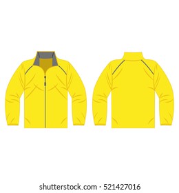 Yellow autumn jacket  svg