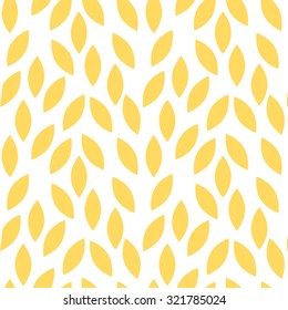 Yellow autumn leaves pattern