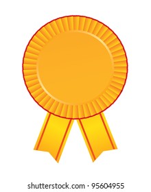 Yellow award/ Vector