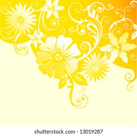 yellow background