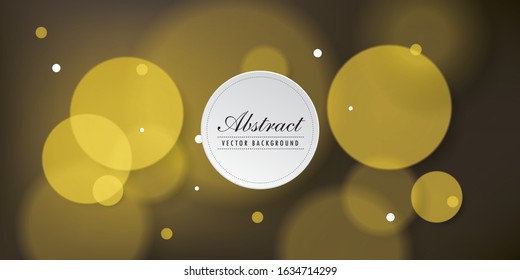 Yellow background with abstract circles