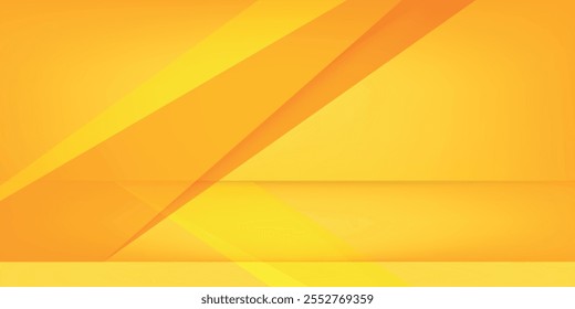 yellow background abstract with Gradient in empty room studio, Yellow empty room studio gradient used for background, yellow background