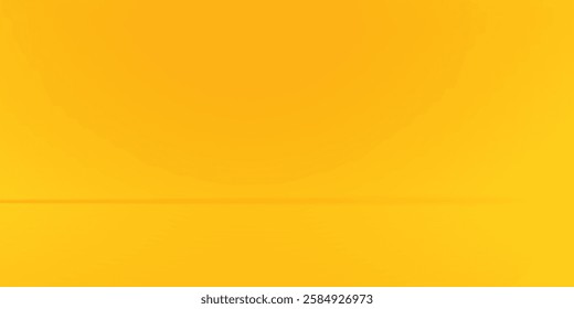 yellow background abstract with Gradient in empty room studio, Yellow empty room studio gradient used for background, yellow background studio with shine arts modern