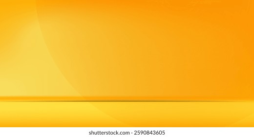 yellow background abstract with Gradient in empty room studio, Yellow empty room studio gradient used for background, yellow background studio 