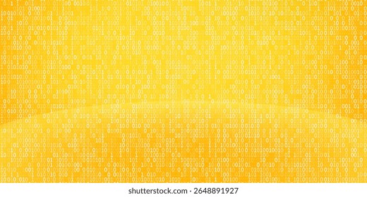 yellow background abstract with Gradient in empty room studio, Yellow empty room studio gradient used for background, yellow background studio with shine use for product shooting.