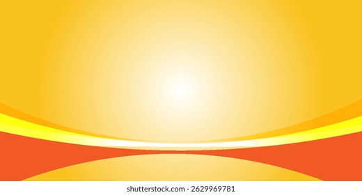 fundo amarelo, estúdio de gradiente abstrato e vetor de textura de parede e ilustração, pode ser usado apresentado seu produto