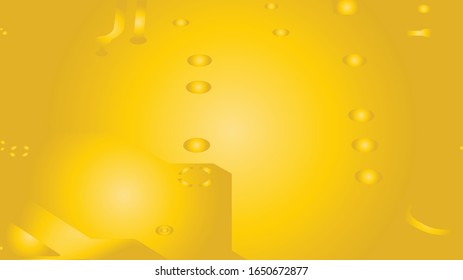 Yellow background Abstract pattern  gradient. vector. eps10.