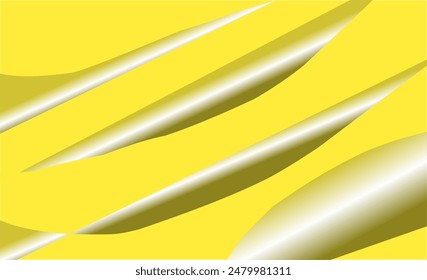 
Yellow background with an abstract pattern with gradient lines. Light Yellow vector pattern with bent lines. Shining crooked illustration in marble style. The elegant pattern for brand book.