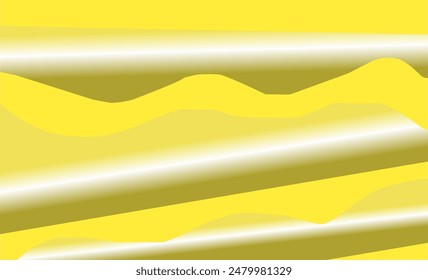 
Yellow background with an abstract pattern with gradient lines. Light Yellow vector pattern with bent lines. Shining crooked illustration in marble style. The elegant pattern for brand book.