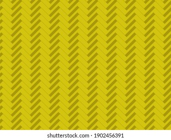 Yellow background with an alternating taper pattern with thick and thin sections