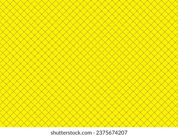 yellow background, black line, cross pattern, broken line