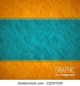 yellow background with a blue stripe down the middle