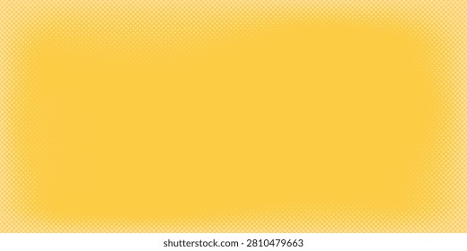 Yellow background Book in comic style pop art superhero. Yellow color design with a combination of fine whitish yellow dots.