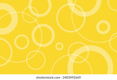 Fondo amarillo con formas redondeadas. 