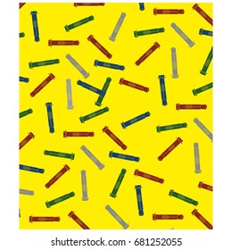 Yellow background with colored anchors.