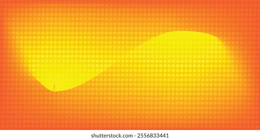 yellow background is colorful, bright and stylish. Different trendy colors and small circles mixed in yellow background. Can be used as prints, posters, backgrounds, backdrops, templates, cards