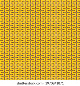 yellow background and colorful butterfly pattern