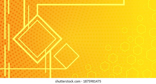 Yellow background for design.Frame for advertising label .Bright business advertising .Vector illustration	