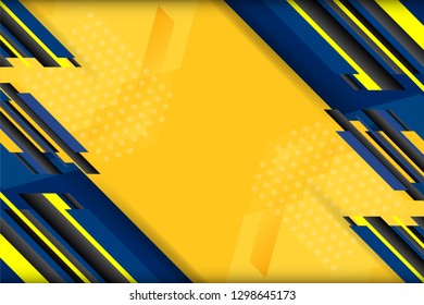 yellow background with dotted geometric texture for web layout, advertising, media and presentation concepts, vector illustration
