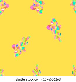 yellow background, ducks, for girls, for sweets, for wrappers and gifts for christenings, for the birthday of the child