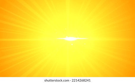 Yellow background with glowing light effect design