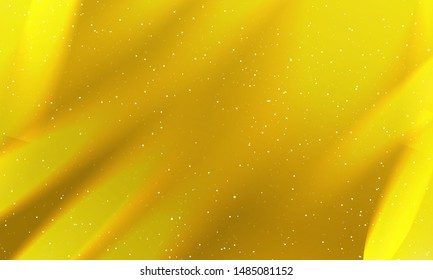 Yellow background with golden glitter