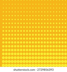 Yellow background with gradient halftone dot inside yellow background