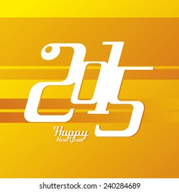 a yellow background with a happy new year message