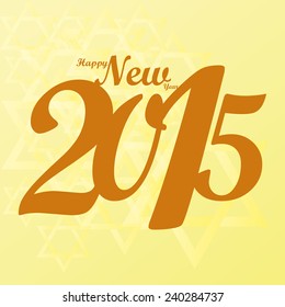 a yellow background with a happy new year message