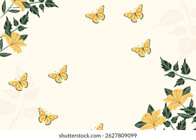 Yellow Background Illumination Vector Style 