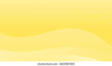 A yellow background with a mix of light and dark tones has a wavy or curved appearance that creates a dimensional and interesting texture. This background can give a fresh and warm feeling.