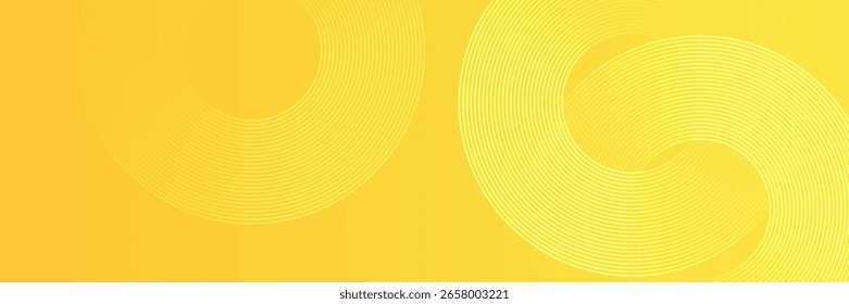 Fondo amarillo con líneas circulares modernas. Para el diseño de presentaciones. Base bermellón para Sitios web, impresión, base para Anuncios, Fondos de pantalla, tarjetas de visita, folletos, Anuncios, calendarios, gráficos.