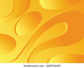 yellow background with modern fluid style