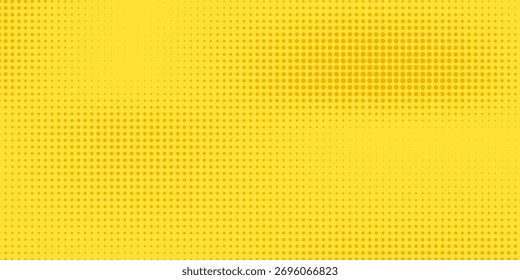 Gelber Hintergrund mit orangefarbenen Punkten. Vintage Farbe abstrakt. Pop Art.