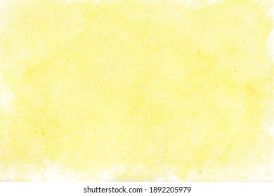 gelber Hintergrund-Papierstruktur mit Aquarell