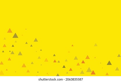 yellow background, random minimalist abstract illustration vector for logo, card, banner, web and printing.