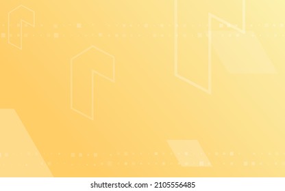yellow background, random minimalist abstract illustration vector for logo, card, banner, web and printing.