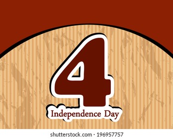 Yellow Background with Red badge on Top with text