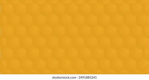 Fondo amarillo con un patrón de hexágonos repetitivo.