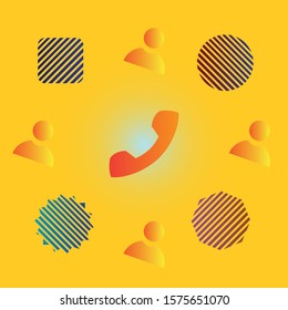 Yellow background social media theme image