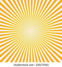 yellow background : sunburst vector