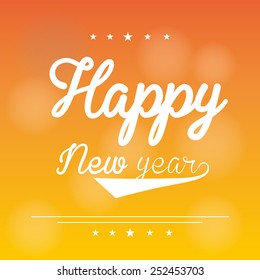 a yellow background with text for new year