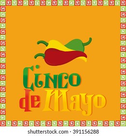 Yellow background with text and some peppers