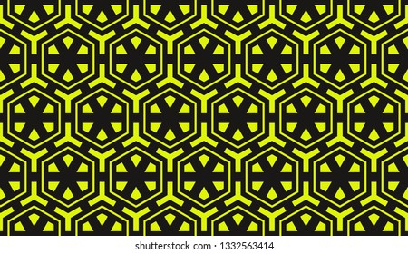 Yellow background. For textile, holiday decoration,fabric,cloth,gift paper,prints,decor. Vector illustration