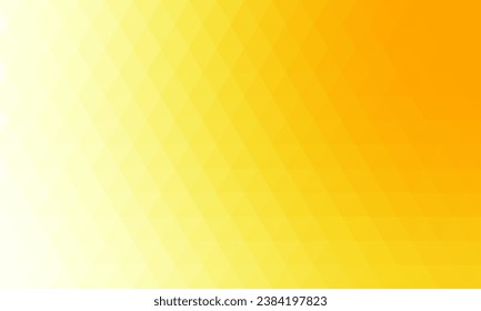 Gelbes Dreieck, abstrakt, polygonal