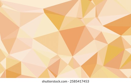 A yellow background with triangles on it. The triangles are of different sizes and are scattered throughout the background